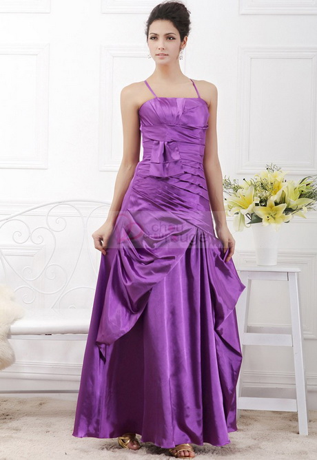 Robe de soiree mauve