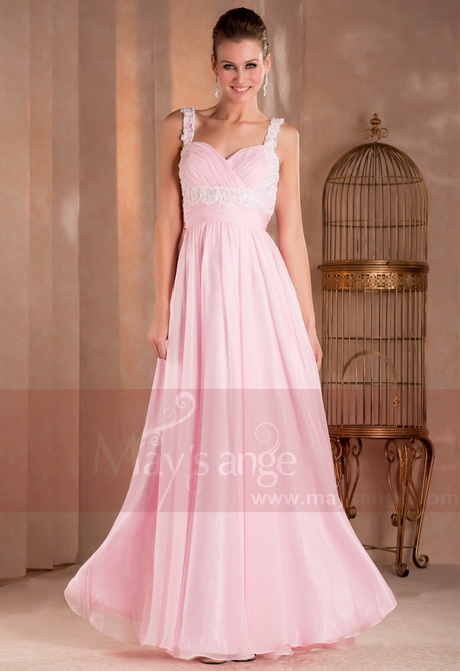 Robe de soiree rose