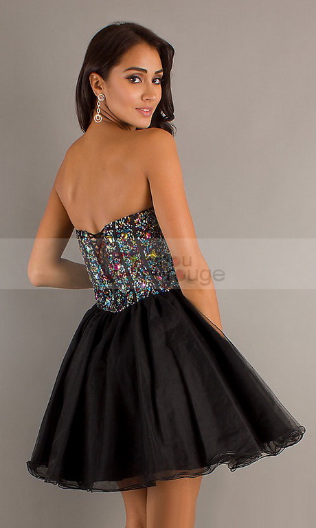 Robe de soiree strass