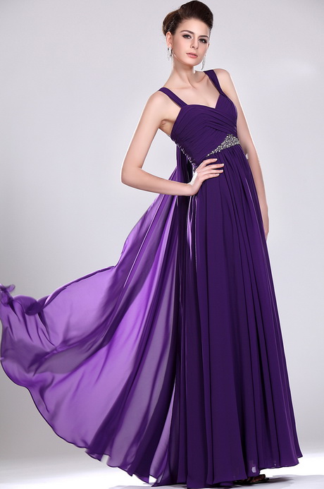 Robe de soiree violet