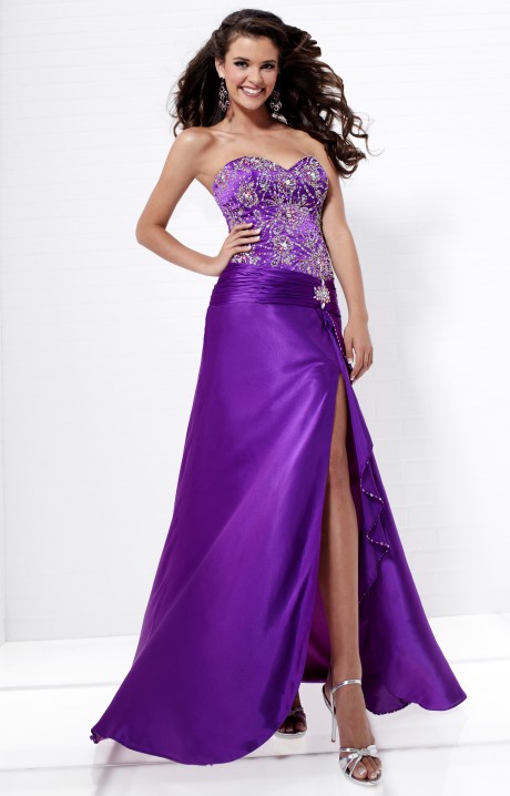 Robe de soiree violet