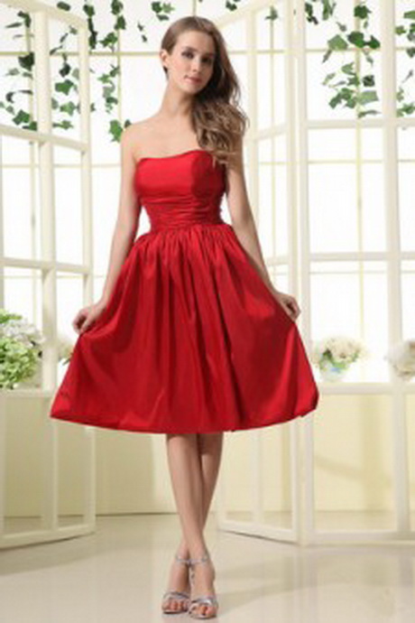 Robe demoiselle d honneur rouge