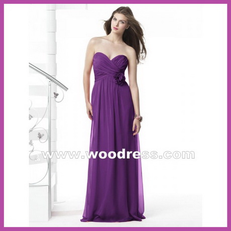 Robe demoiselle d honneur violette