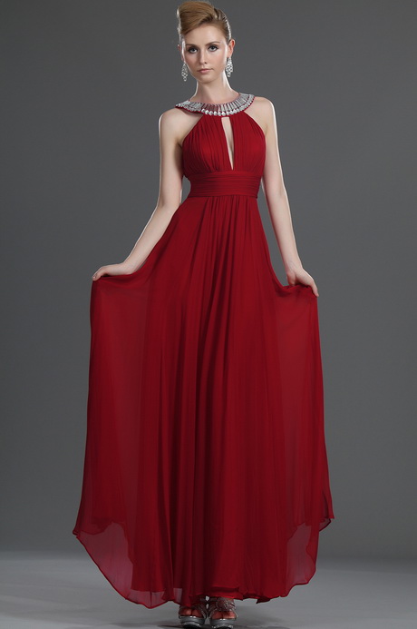 Robe du soir rouge