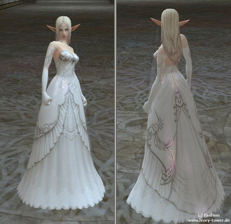 Robe elfique mariage