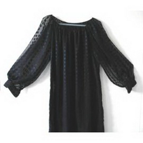 Robe en soie noire