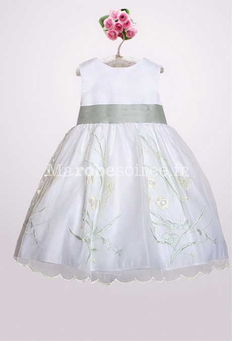 Robe enfant blanche