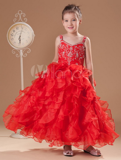 Robe enfant rouge