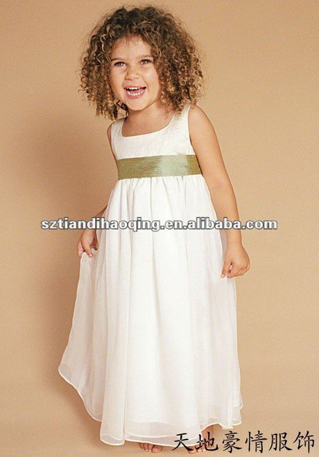 Robe fille blanche