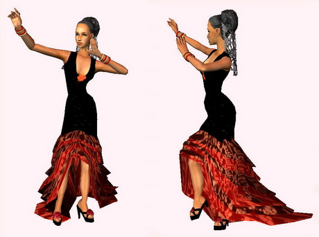 Robe flamenco femme