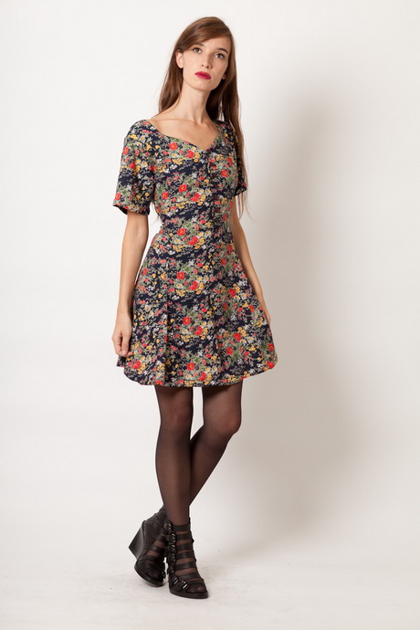 Robe fleurie vintage