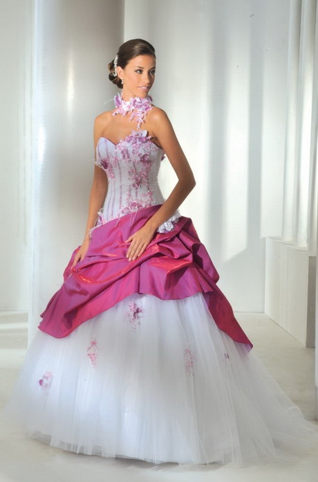 Robe fushia mariage