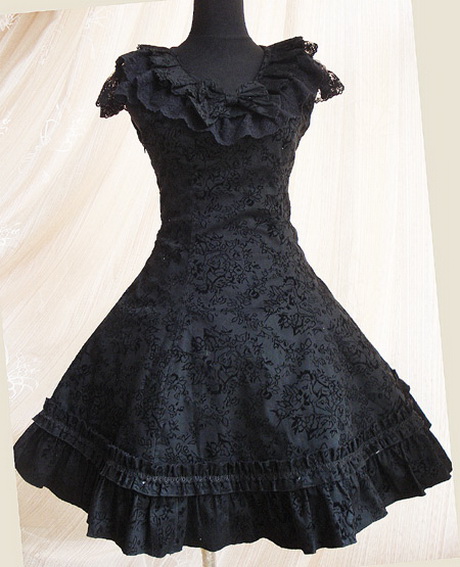 Robe gothique noire