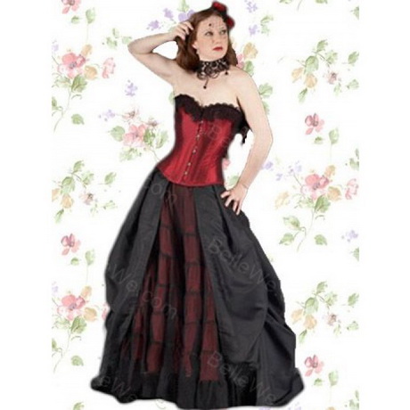 Robe gothique rouge