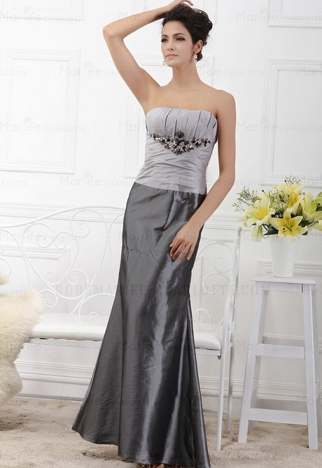 Robe grise pour mariage