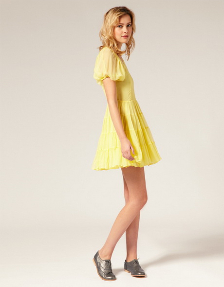 Robe jaune