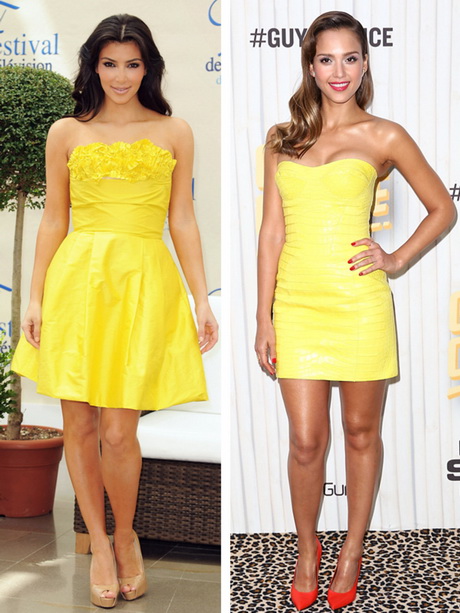 Robe jaune