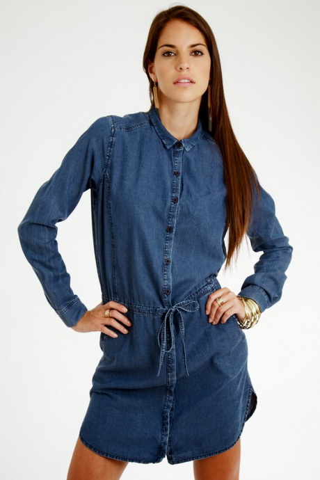 Robe jean femme