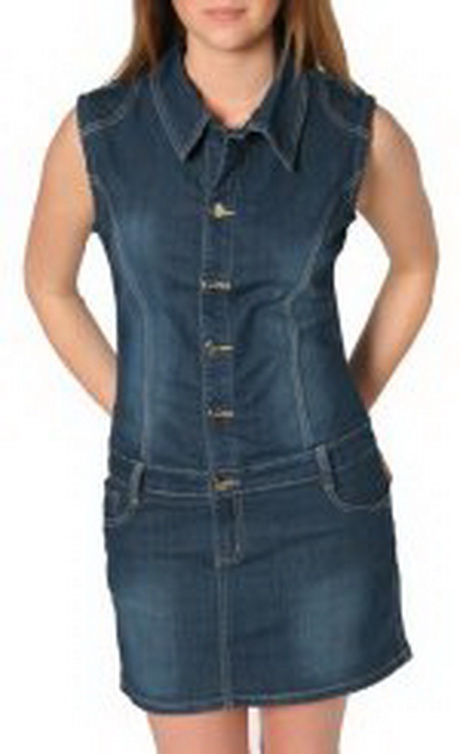 Robe jeans femme