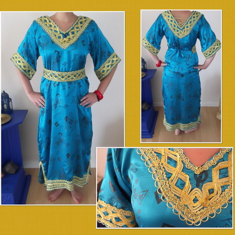 Robe kabyle avec broderie