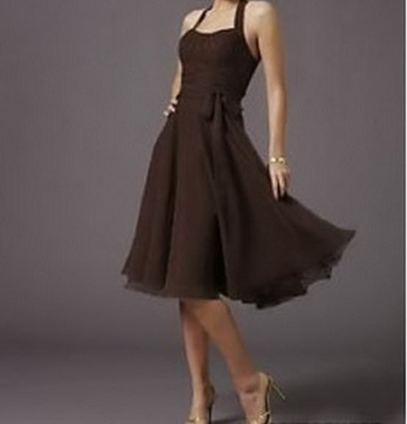 Robe longue chocolat