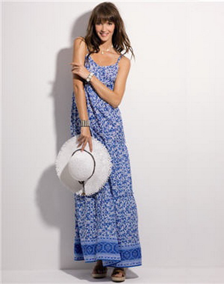 Robe longue de plage femme