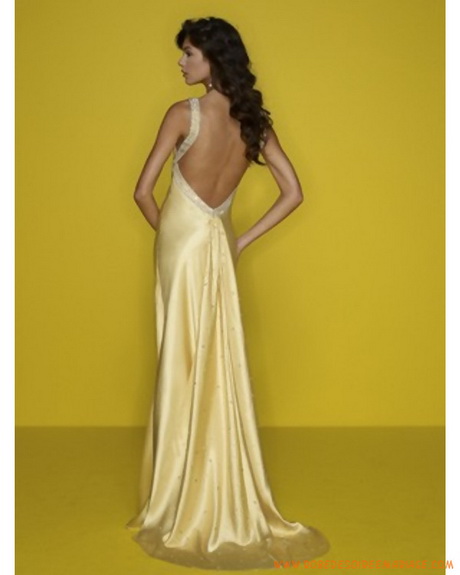 Robe longue dos nu plongeant