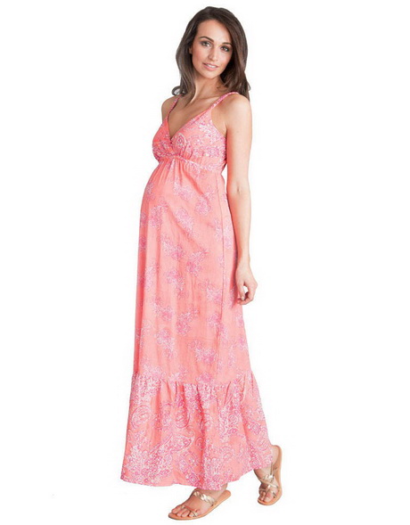 Robe longue enceinte