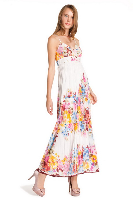 Robe longue fleur