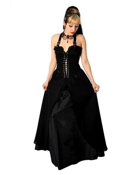 Robe longue gothique