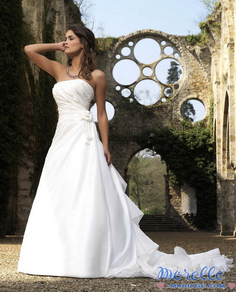 Robe mariage bustier