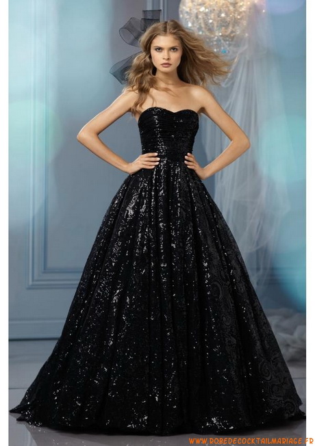 Robe mariage noire