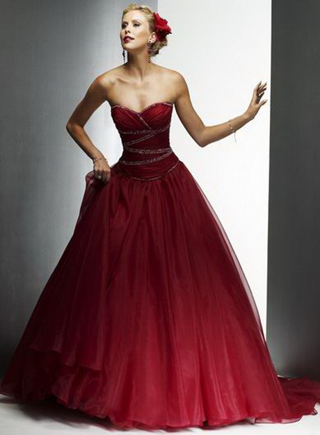 Robe mariage rouge