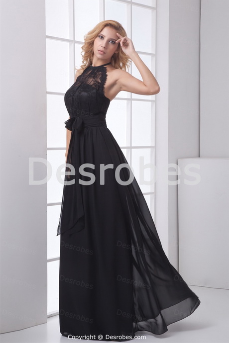 Robe mousseline noire