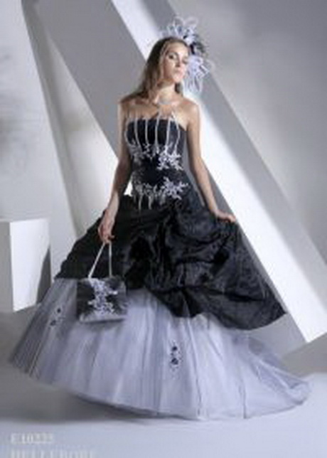 Robe noir mariage