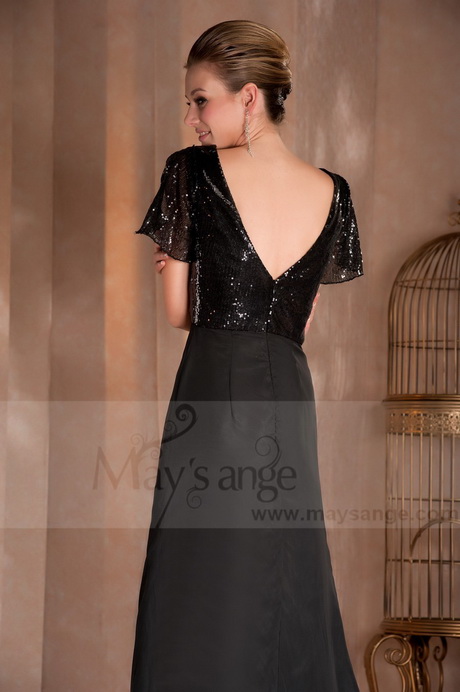 Robe noir paillette