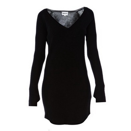 Robe noire laine