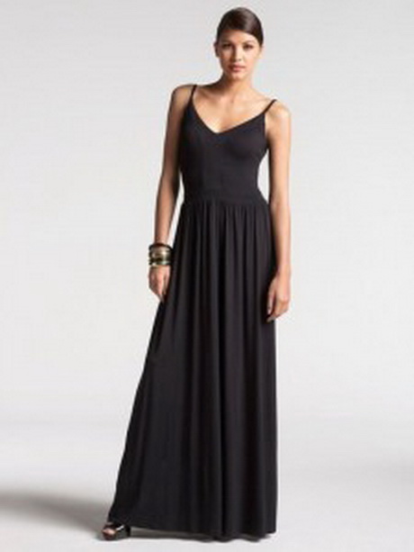 Robe noire longue chic