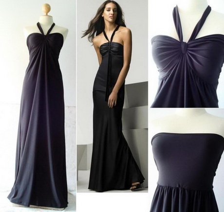 Robe noire longue