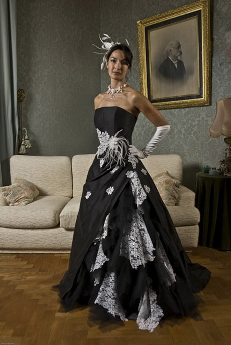 Robe noire mariage