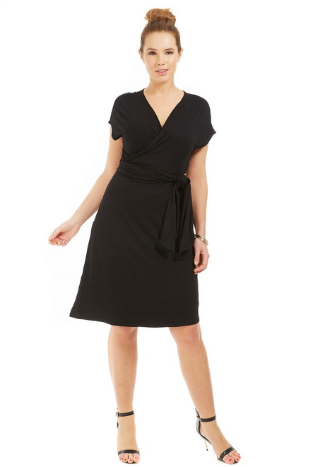 Robe portefeuille noire