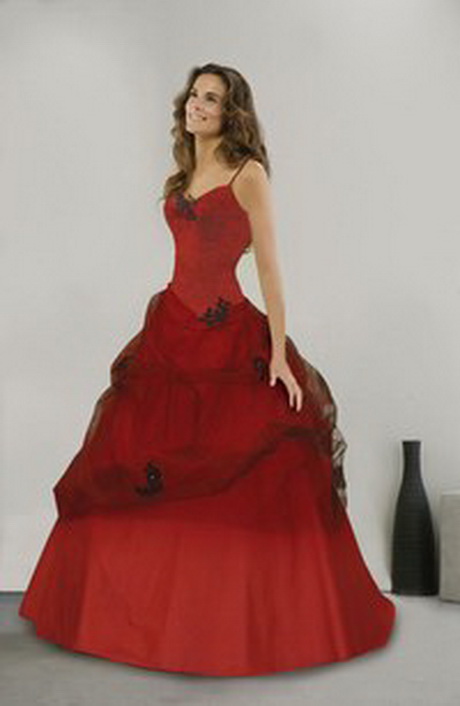 Robe pour mariage rouge