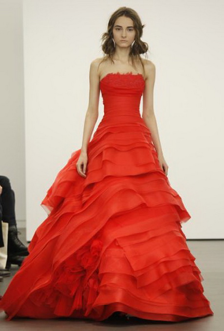 Robe pour mariage rouge