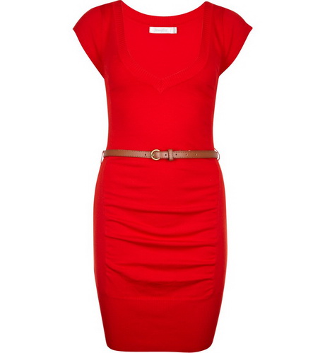 Robe pull rouge