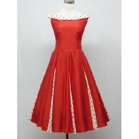 Robe retro rouge