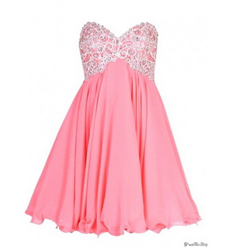 Robe rose courte