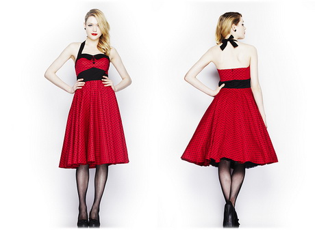 Robe rouge vintage