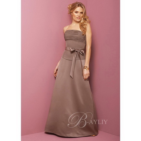 Robe satin longue