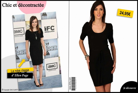 Robe simple noire