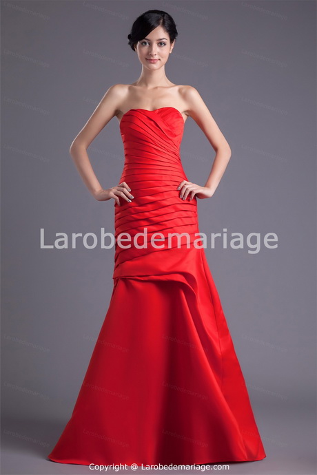 Robe sirene rouge